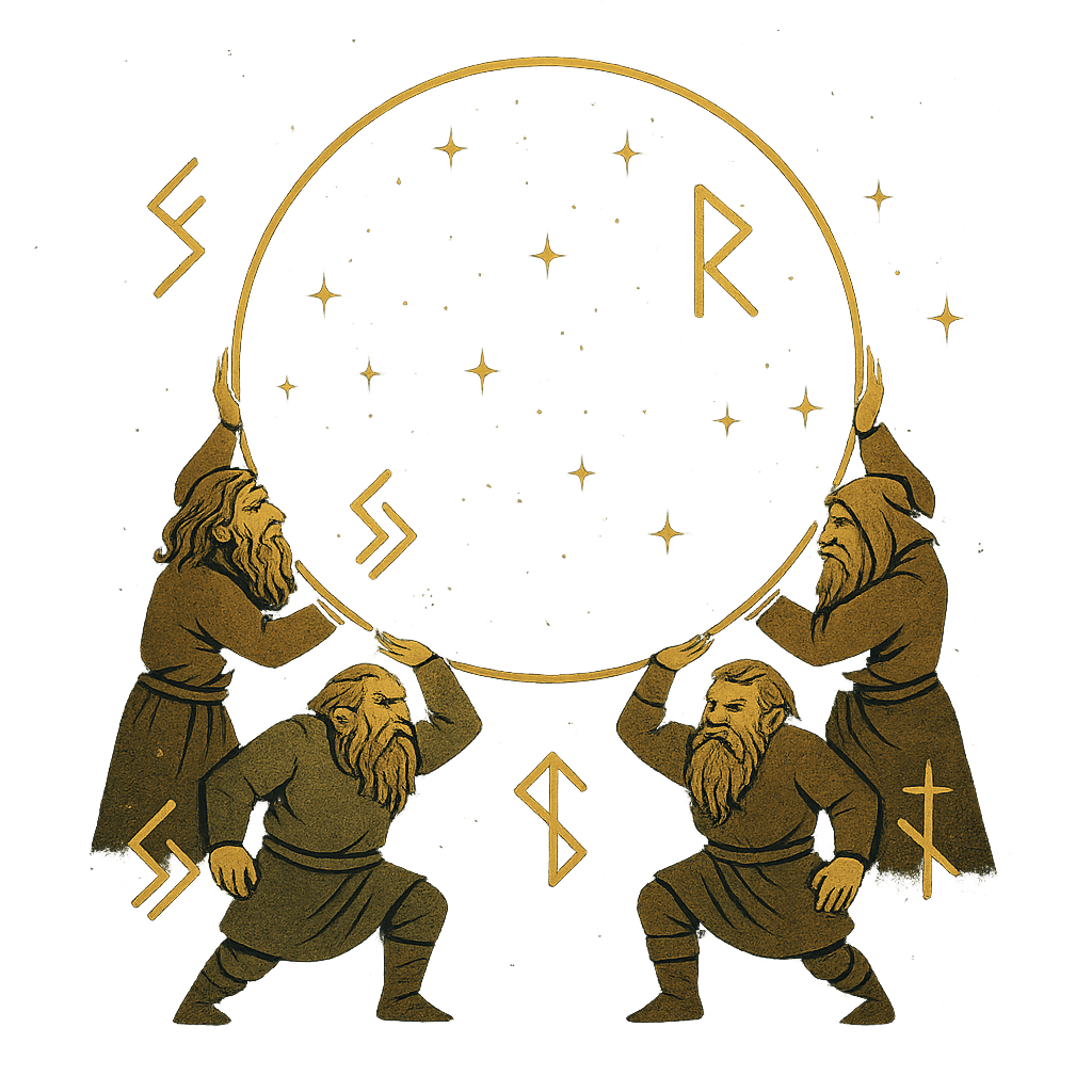 The Birth of Ymir: 
4 Dwarves, 4 ways